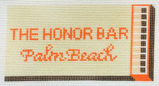 Honor Bar Palm Beach Matchbox Needlepoint Canvas